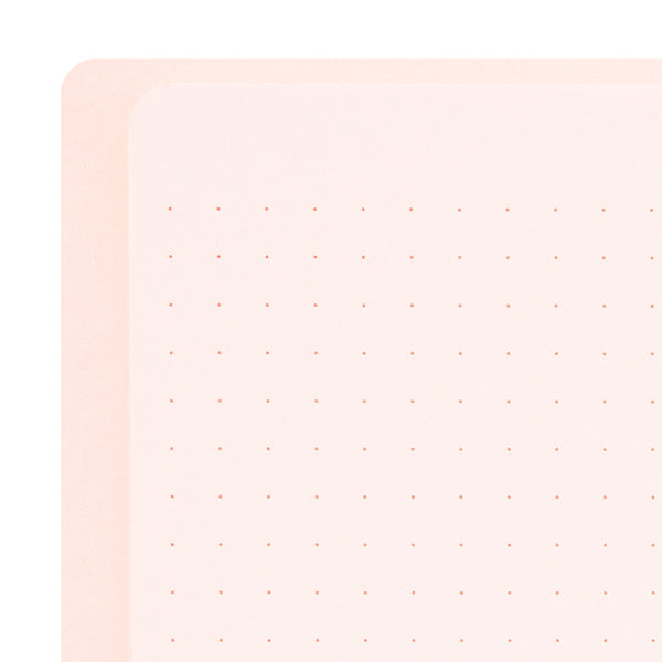 Midori Midori MD Colour Ring Notebook - A5, Pink, Dot Grid