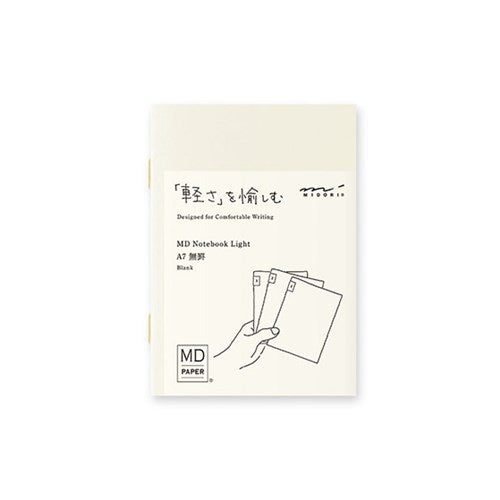 Midori Midori MD Notebook Light - A7, Blank