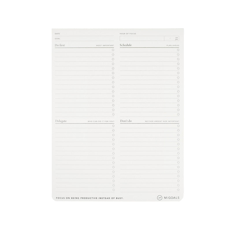 MiGoals MiGoals Desk Pad - Focus