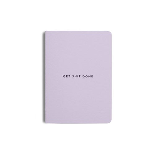 MiGoals MiGoals Get Shit Done Notebook - A6, Minimal, Lilac