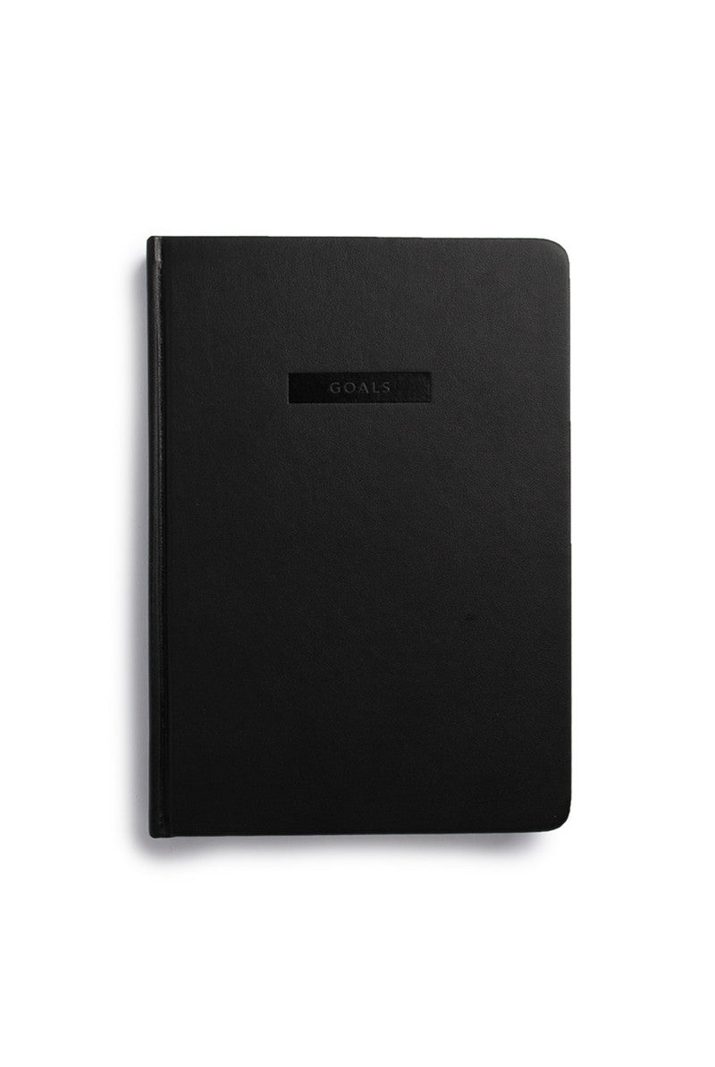 MiGoals MiGoals Goals Journal - A5, Soft Cover, Black