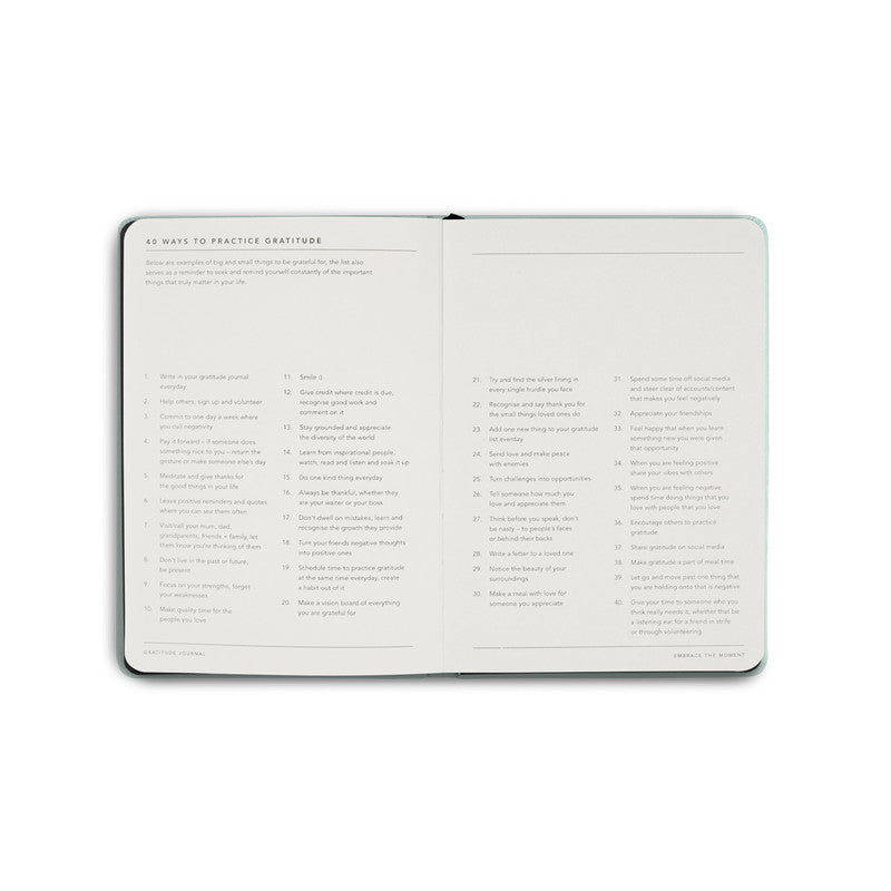 MiGoals MiGoals Gratitude Journal - B6, Black