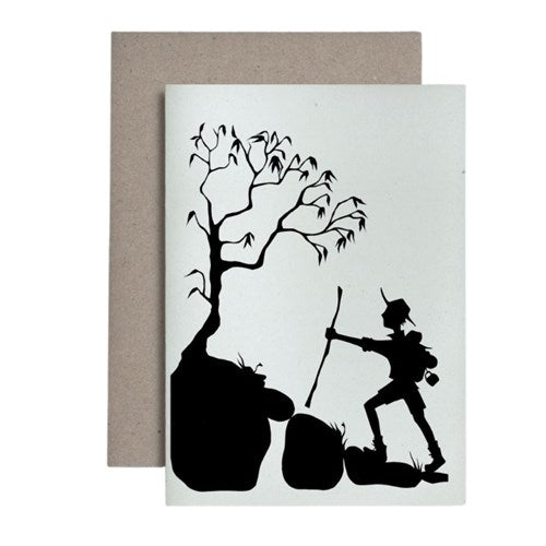 Miriam Cox Papercuts Miriam Cox Papercuts Greeting Card - Bushwalking