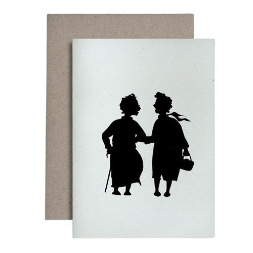 Miriam Cox Papercuts Miriam Cox Papercuts Greeting Card - Old Friends