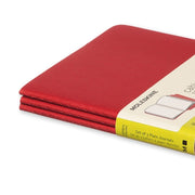 Moleskine Moleskine Cahier Notebook - Plain, Large, Red