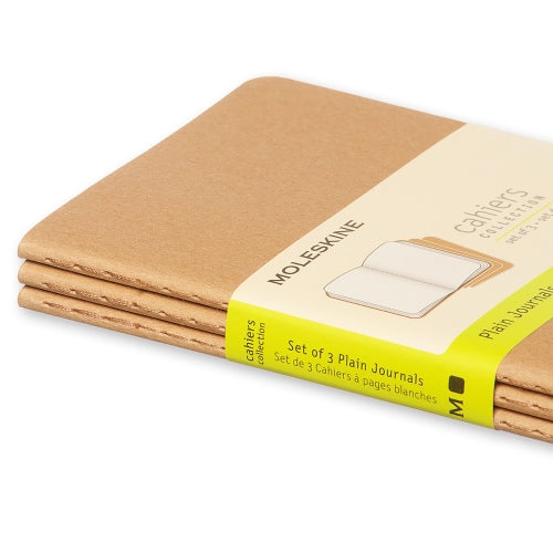 Moleskine Moleskine Cahier Notebook - Plain, Pocket, Kraft