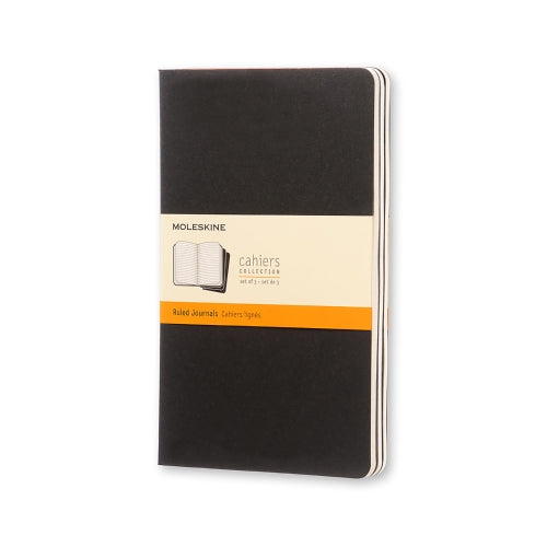 Moleskine Moleskine Cahier Notebook - Ruled, Large, Black