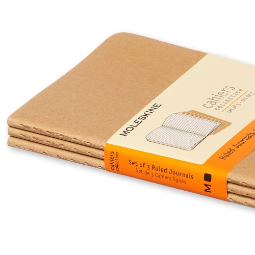 Moleskine Moleskine Cahier Notebook - Ruled, Pocket, Kraft