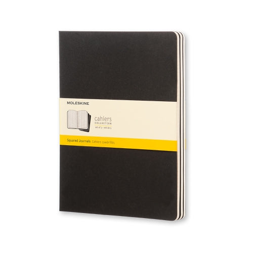 Moleskine Moleskine Cahier Notebook - Square, Extra Large, Black