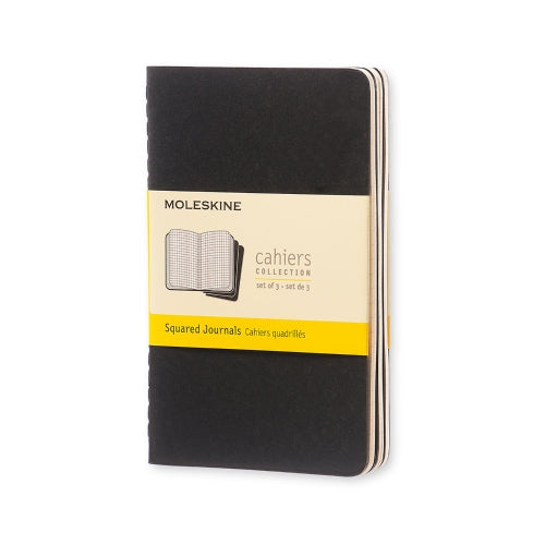 Moleskine Moleskine Cahier Notebook - Square, Pocket, Black