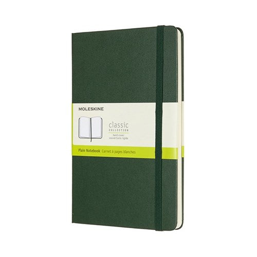 Moleskine Moleskine Hard Cover Notebook - Plain, Large, Myrtle Green