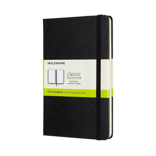 Moleskine Moleskine Hard Cover Notebook - Plain, Medium, Black