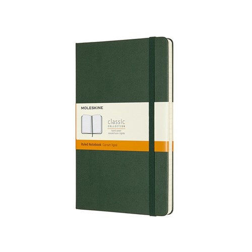 Moleskine Moleskine Hard Cover Notebook - Ruled, Large, Myrtle Green