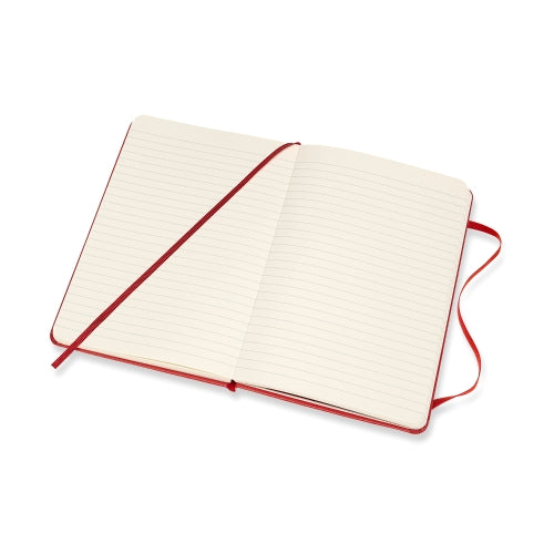 Moleskine Moleskine Hard Cover Notebook - Ruled, Large, Scarlet Red