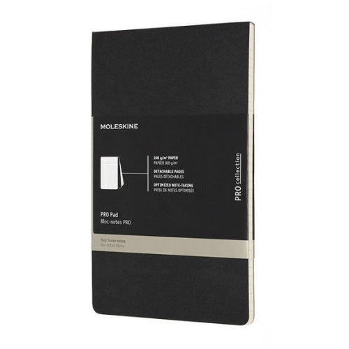 Moleskine Moleskine Professional Notepad - Ruled, Large, Black