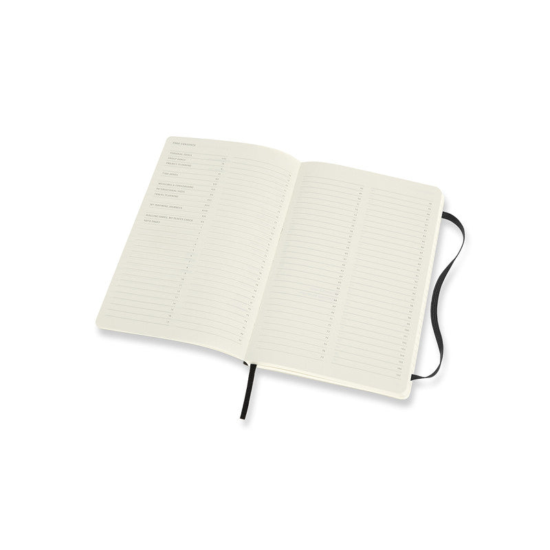 Moleskine Moleskine Professional Soft Cover Notebook - Ruled, Large, Black