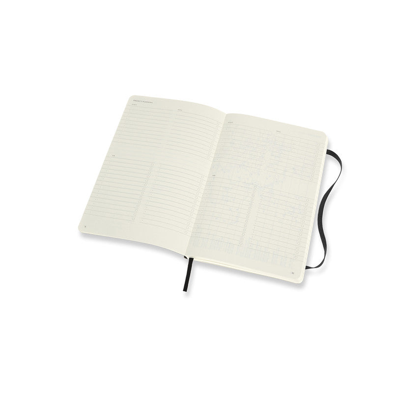 Moleskine Moleskine Professional Soft Cover Notebook - Ruled, Large, Black