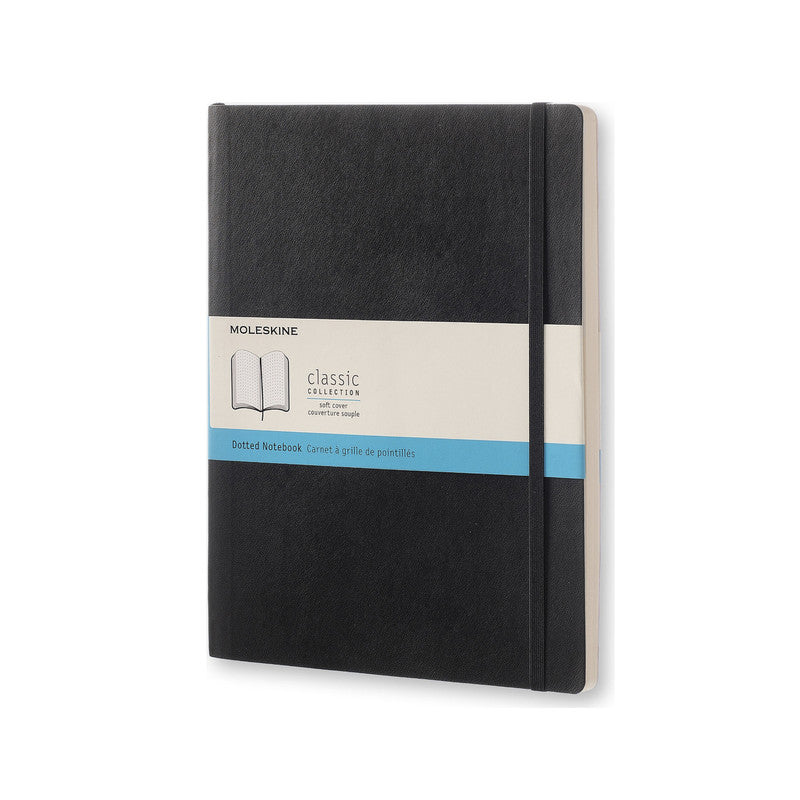 Moleskine Moleskine Soft Cover Notebook - Dot Grid, Extra Large, Black