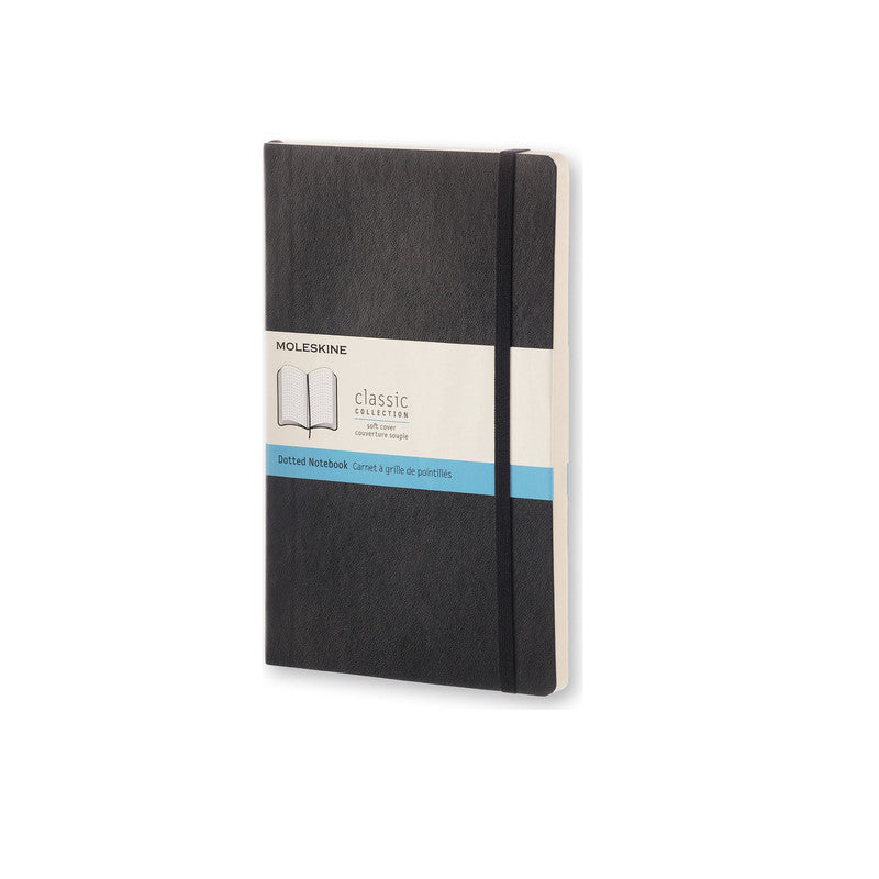 Moleskine Moleskine Soft Cover Notebook - Dot Grid, Large, Black