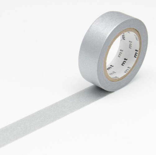 MT MT Tape Single Roll - Colour Block Silver