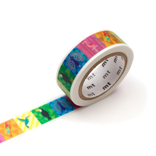 MT MT Tape Single Roll - Colourful Bird