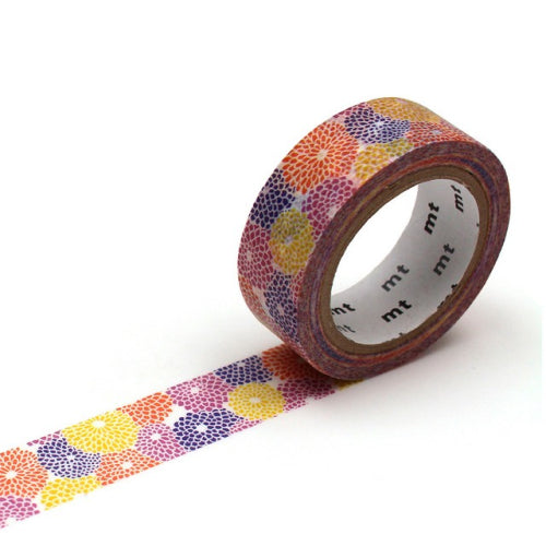 MT MT Tape Single Roll - SOU SOU 'Kiku Zukushi' Chrysanthemum