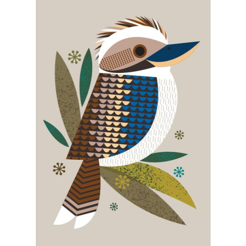 Natalie Marshall Little Hello Studio Greeting Card - Kookaburra