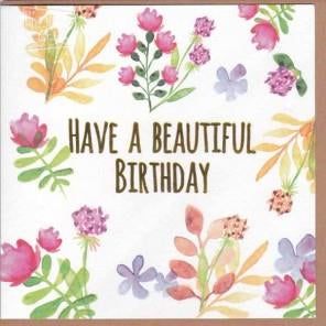 Paper Street Card Co. Paper Street Greeting Card - Have a Beautiful Birthday