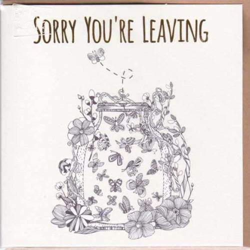 Paper Street Card Co. Paper Street Greeting Card - Sorry You're Leaving, Bug Jar