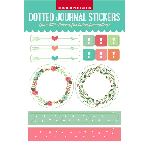 Peter Pauper Press Essentials Dotted Journal Sticker Set