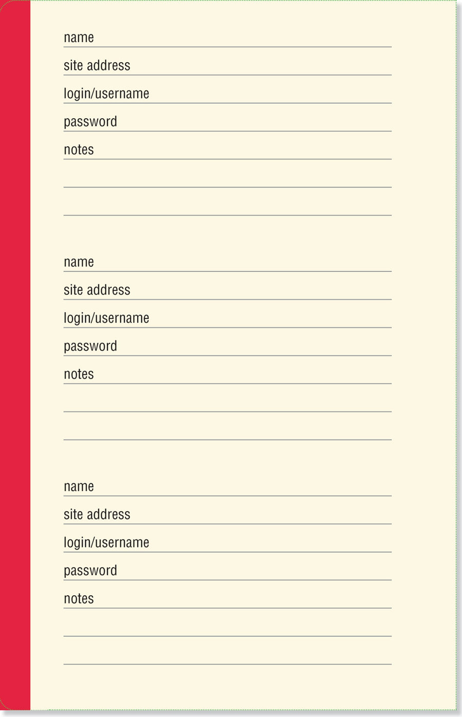 Gilded Floral Large-Format Internet Address & Password Logbook – Peter Pauper Press