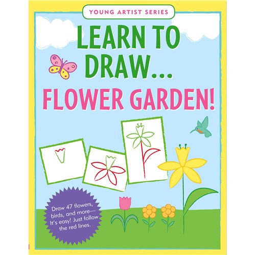 Peter Pauper Press Learn to Draw - Flower Garden