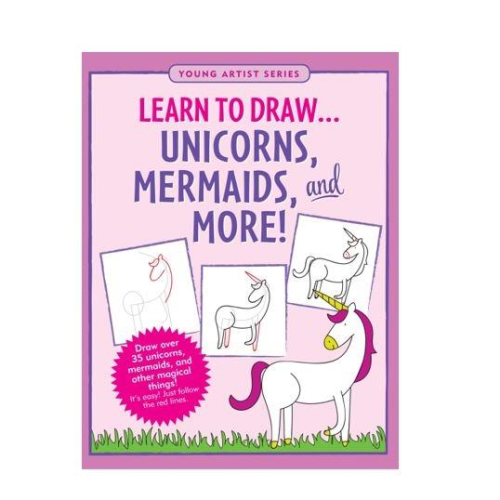 Peter Pauper Press Learn to Draw - Unicorns, Mermaids & More