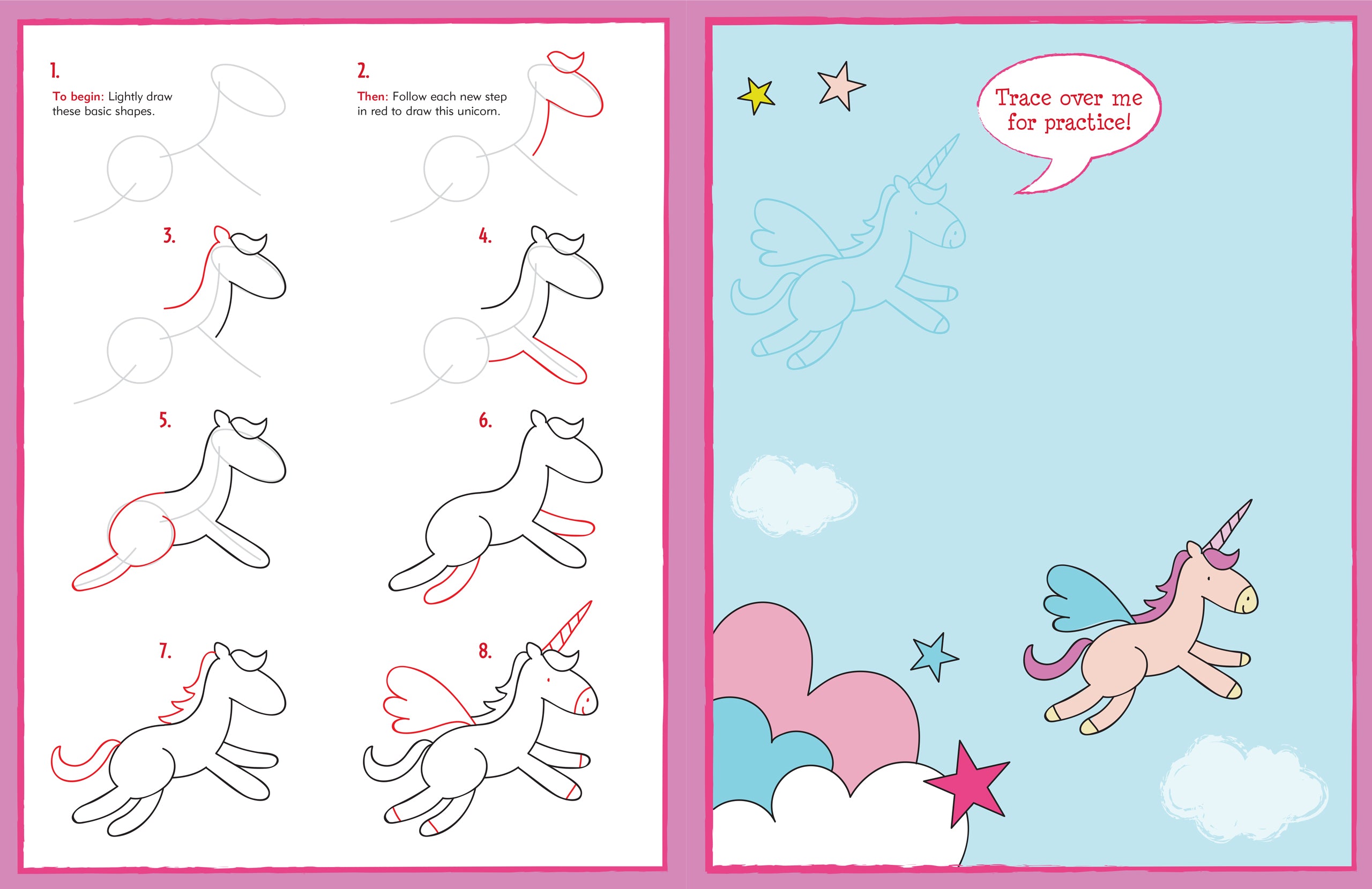 Peter Pauper Press Learn to Draw - Unicorns, Mermaids & More