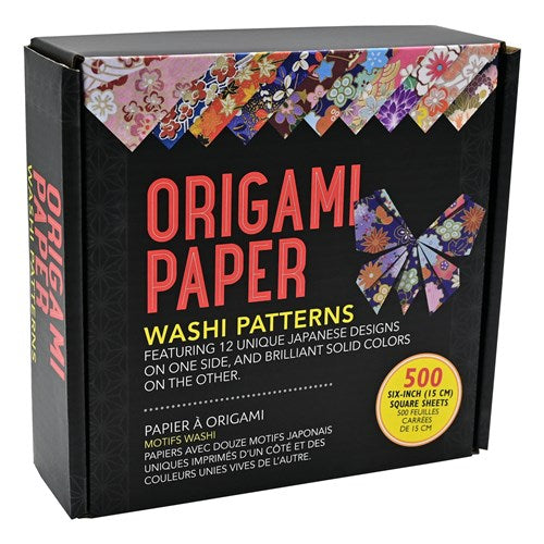 Peter Pauper Press Origami Paper - Washi Patterns, Box of 500 sheets