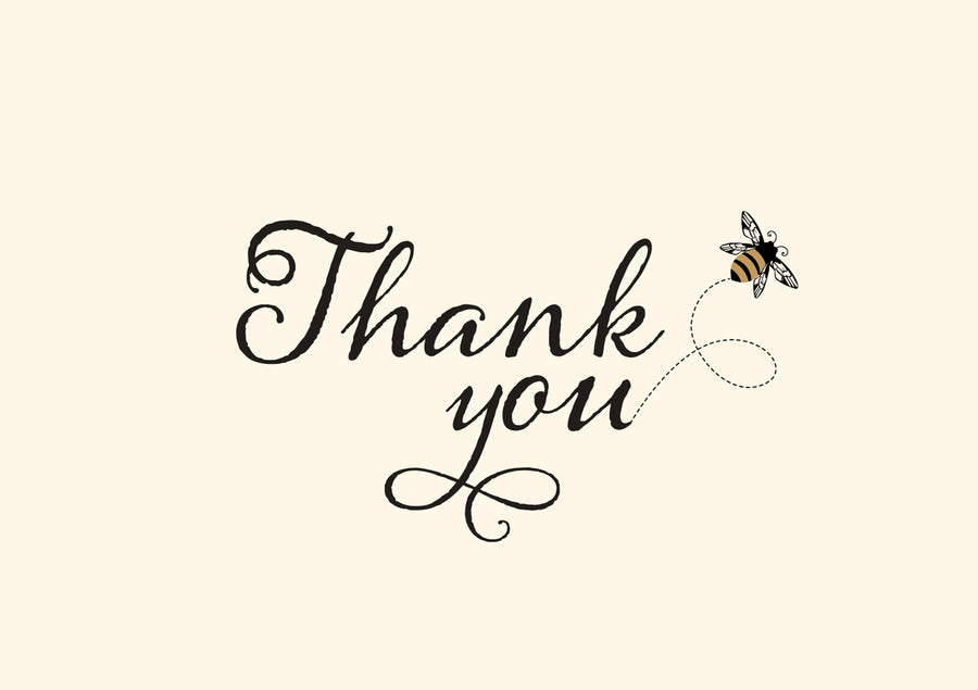 Peter Pauper Press Thank You Card Set - Bumblebee