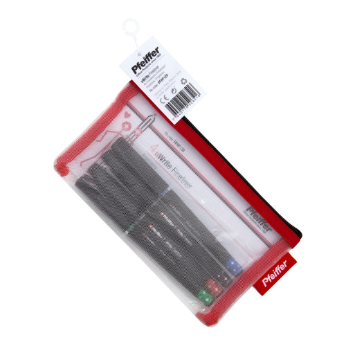 Pfeiffer Pfeiffer uWrite Fineliner Set - 4 Colours in a Mesh Pencil Case