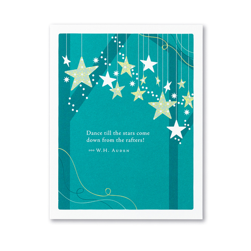 Positively Green Positively Green Birthday Card - Dance till the stars come down...