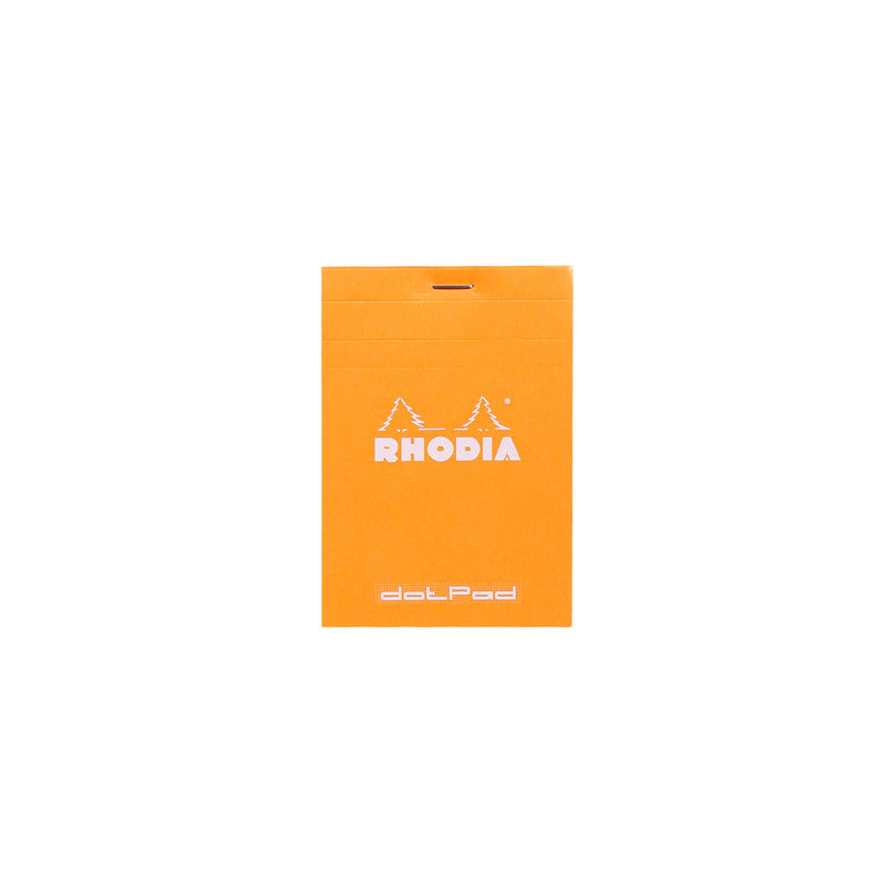 Rhodia Rhodia #12 Notepad - Dotted, 9 x 12cm, Orange