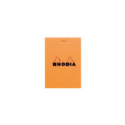 Rhodia Rhodia #12 Notepad - Squared, 9 x 12cm, Orange