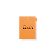 Rhodia Rhodia #12 Notepad - Squared, 9 x 12cm, Orange