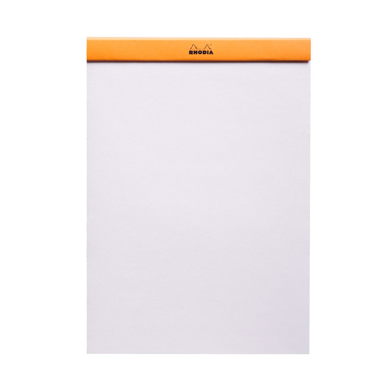 Rhodia Rhodia #18 Notepad - Plain, A4, Orange