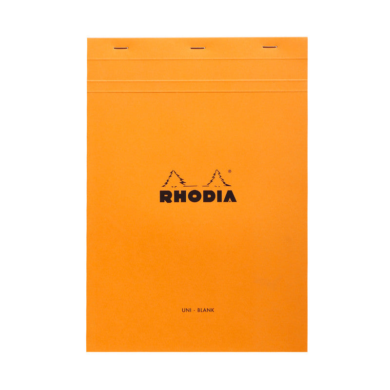 Rhodia Rhodia #18 Notepad - Plain, A4, Orange