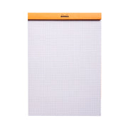 Rhodia Rhodia #18 Notepad - Top Stapled - Squared, A4, Orange