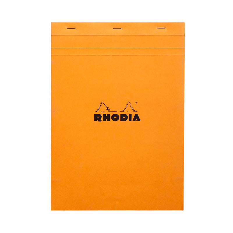 Rhodia Rhodia #18 Notepad - Top Stapled - Squared, A4, Orange