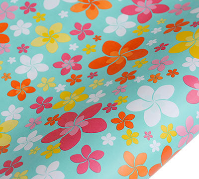hiPP Gift Wrapping Paper - Sweet Frangipani, Brights, 5 mtrs