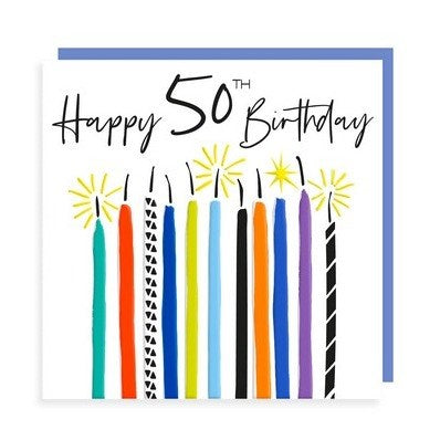 Rosanna Rossi Rosanna Rossi Greeting Card - Happy Birthday, 50th