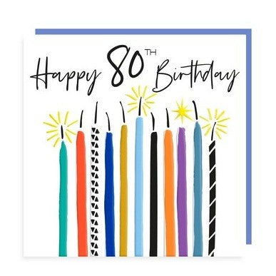 Rosanna Rossi Rosanna Rossi Greeting Card - Happy Birthday, 80th