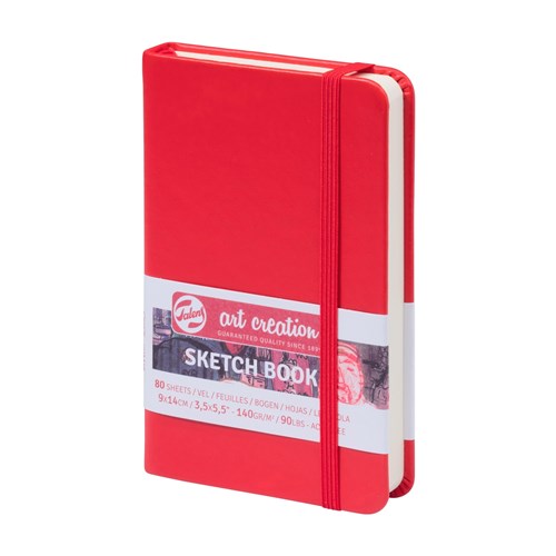 Royal Talens Talens Art Creation "TAC" Sketchbook - 9 x 14cm, Red