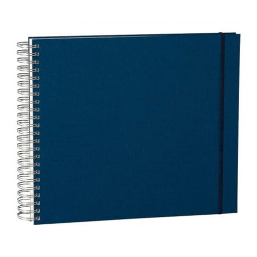 Semikolon Semikolon Maxi Mucho Photo Album - Large, Marine Blue, Spiral Bound, Cream Pages